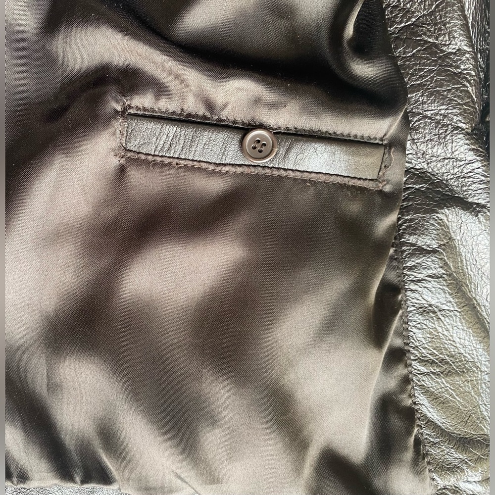 Wilsons Leather Women’s Jacket Size Large Chocolate Brown Color - Picture 5 of 16